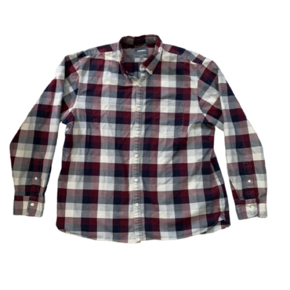 Mens Bonobos Plaid Flannel XXL